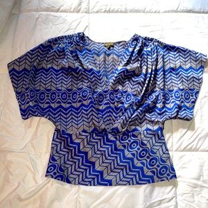 Anthropologie kimono top size L